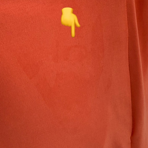 Express Coral Draped Midi Skirt with Twist Waist Sophisticated Evening Look - Picture 6 of 11